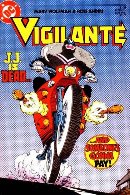 Vigilante Vol 1 #10 comic cover