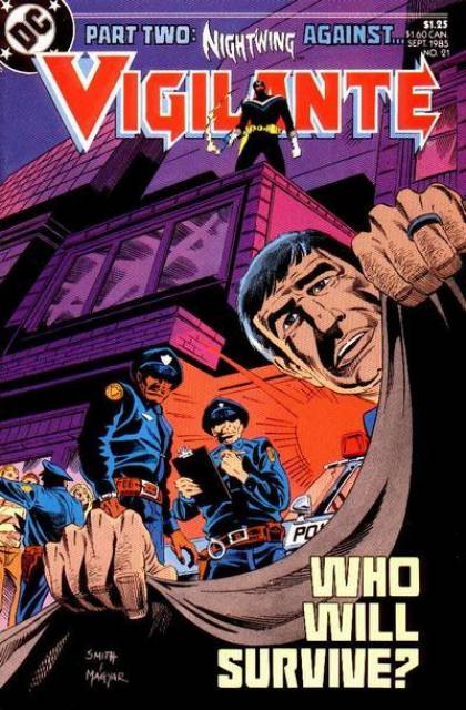 Vigilante Vol 1 #21 comic cover