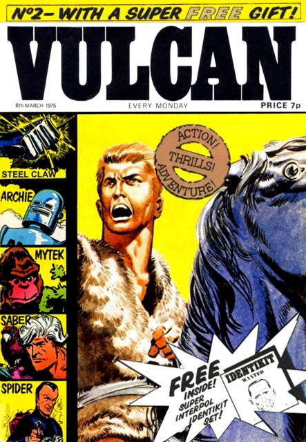 Vulcan Scottish #2 with free gift comic cover