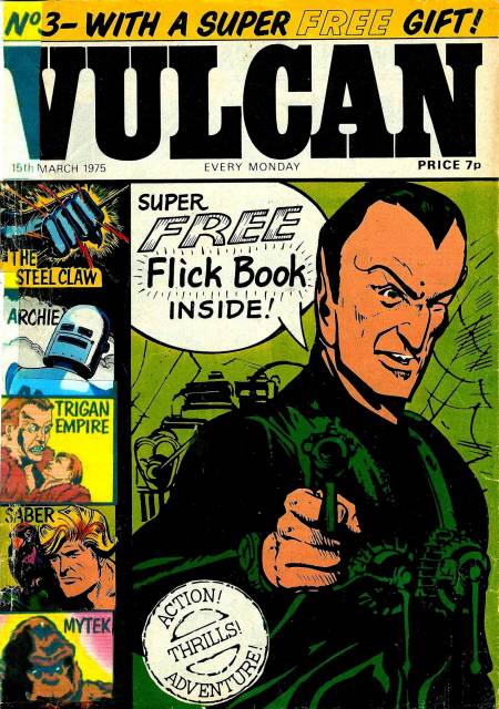 Vulcan Scottish #3 with free gift comic cover