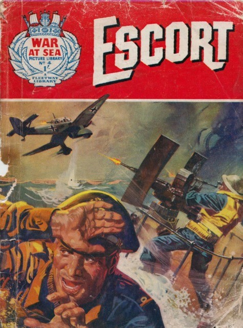 War at Sea Picture Library #4 comic cover