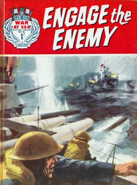 War at Sea Picture Library #5 comic cover