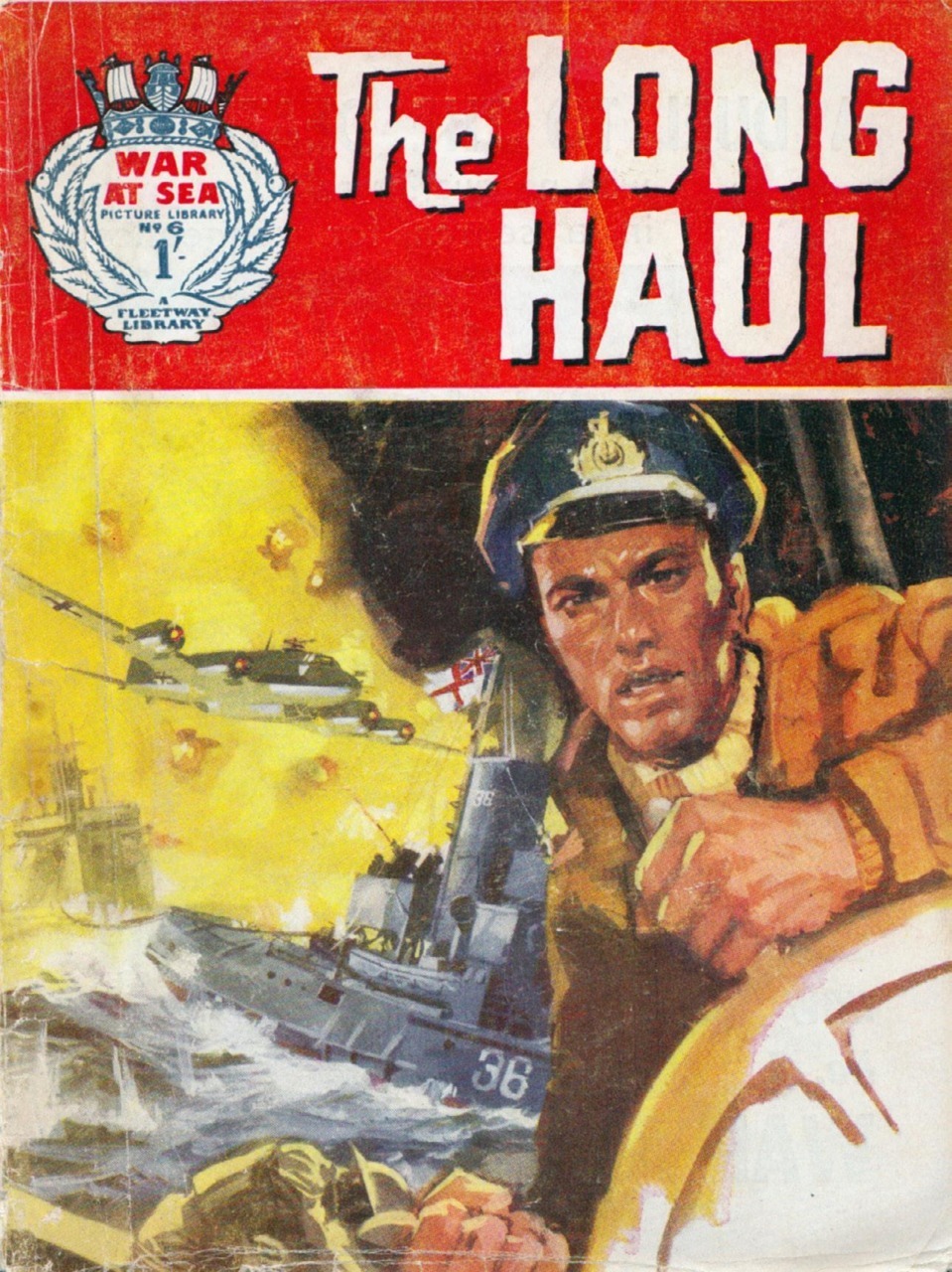 War at Sea Picture Library #6 comic cover