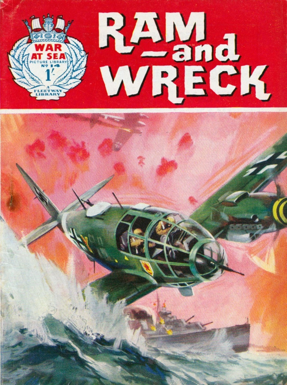 War at Sea Picture Library #14 comic cover