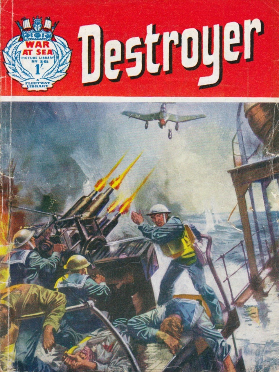 War at Sea Picture Library #16 comic cover