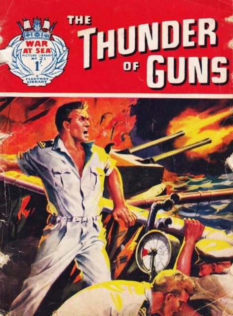 War at Sea Picture Library #21 comic cover