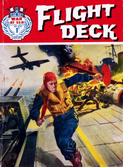 War at Sea Picture Library #24 comic cover