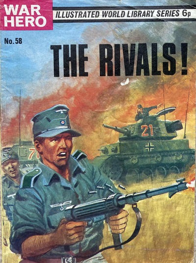 War Hero #58 comic cover