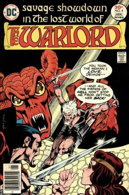 Warlord Vol 1 #4 comic cover