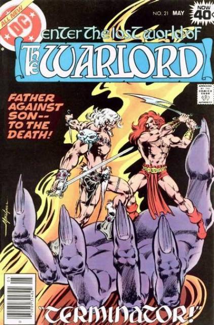 Warlord Vol 1 #21 comic cover