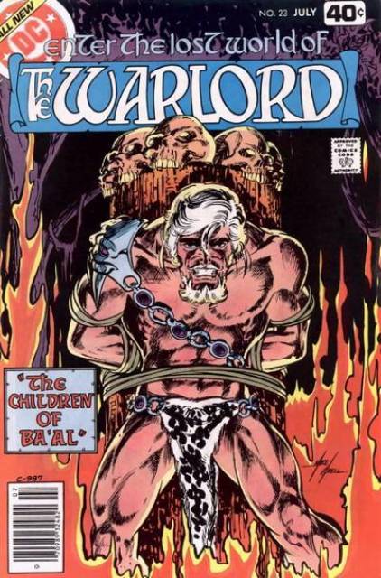Warlord Vol 1 #23 comic cover