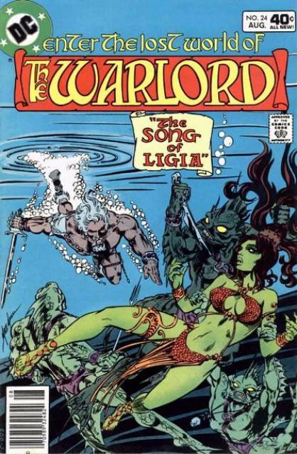 Warlord Vol 1 #24 comic cover