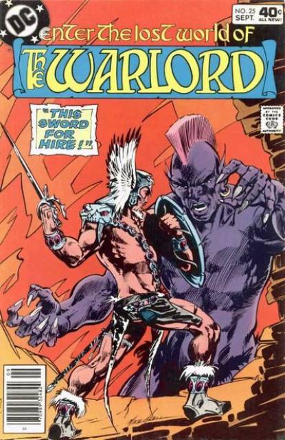 Warlord Vol 1 #25 comic cover