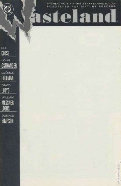 Wasteland #6 comic cover