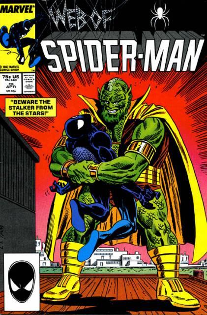 Web of Spider-Man #25 comic cover