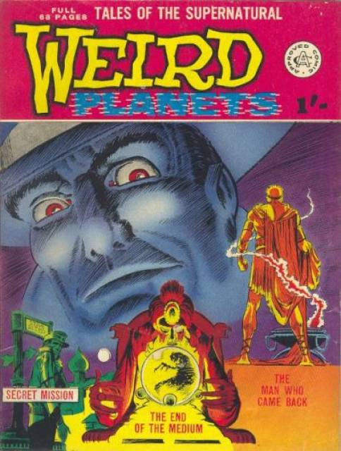 Weird Planets #1 comic cover