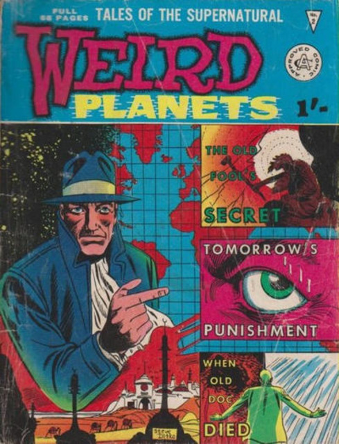 Weird Planets #2 comic cover