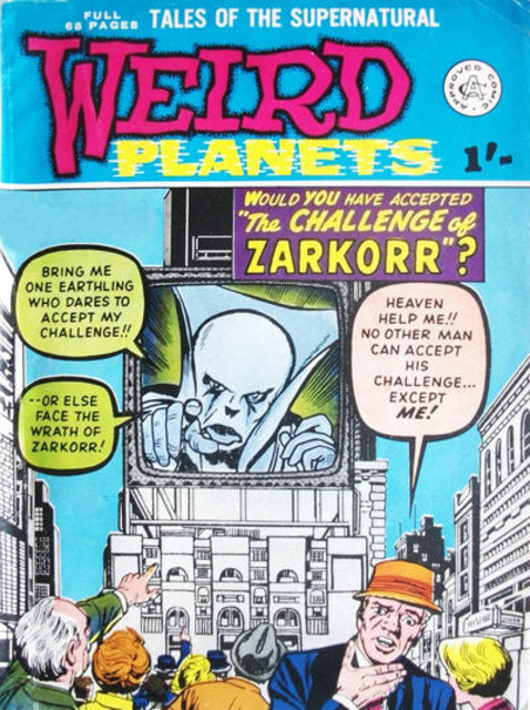 Weird Planets #3 comic cover