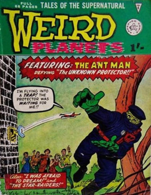 Weird Planets #4 comic cover