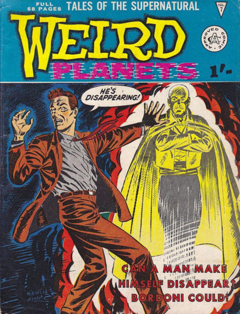 Weird Planets #7 comic cover