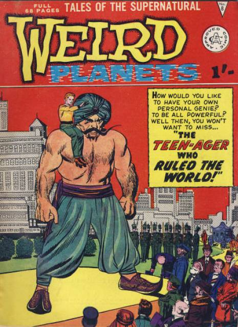 Weird Planets #8 comic cover