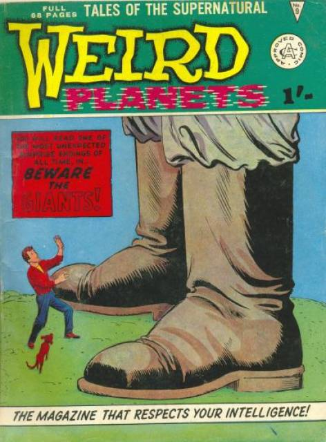 Weird Planets #9 comic cover