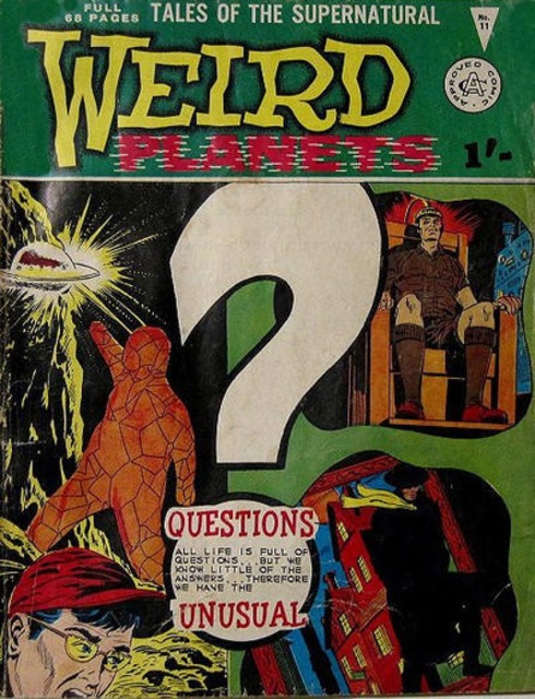 Weird Planets #11 comic cover