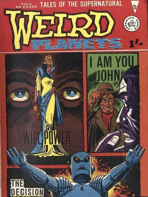 Weird Planets #13 comic cover