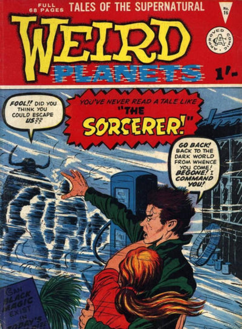 Weird Planets #16 comic cover