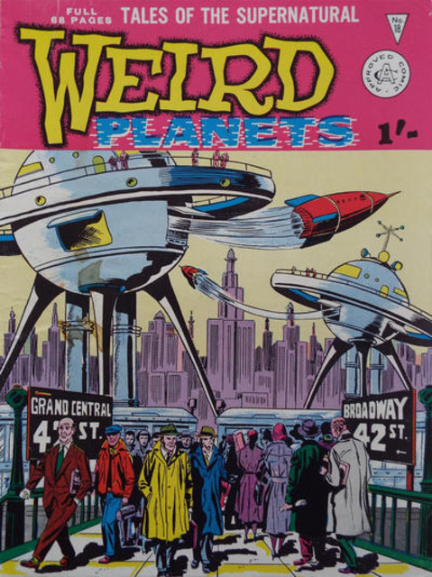 Weird Planets #18 comic cover