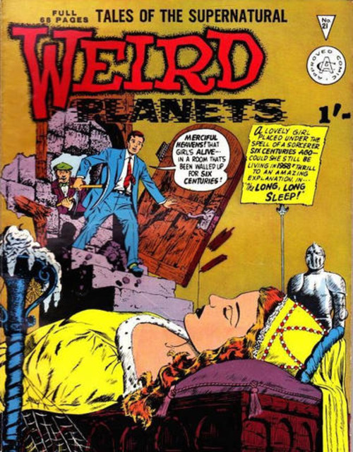 Weird Planets #21 comic cover