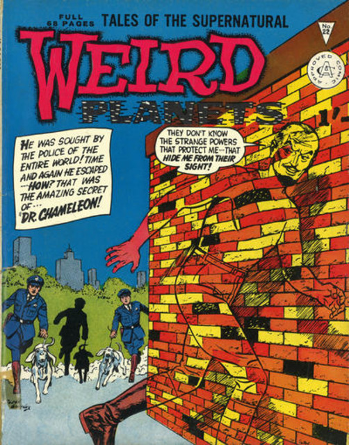 Weird Planets #22 comic cover