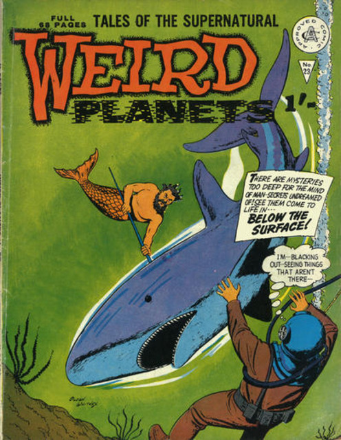 Weird Planets #23 comic cover
