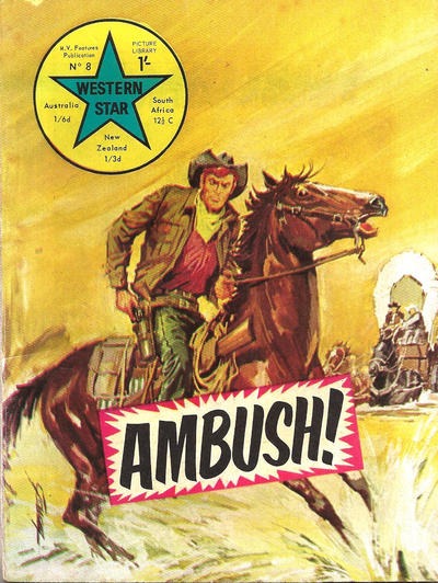 Western Star Picture Library #8 comic cover