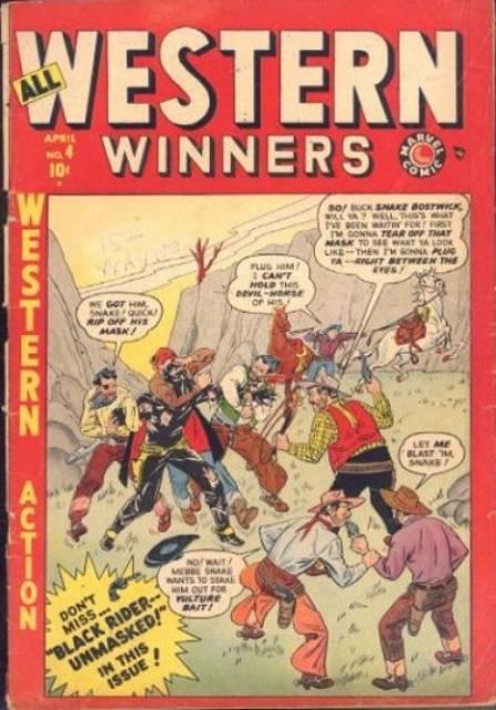 Western Winners #4 comic cover