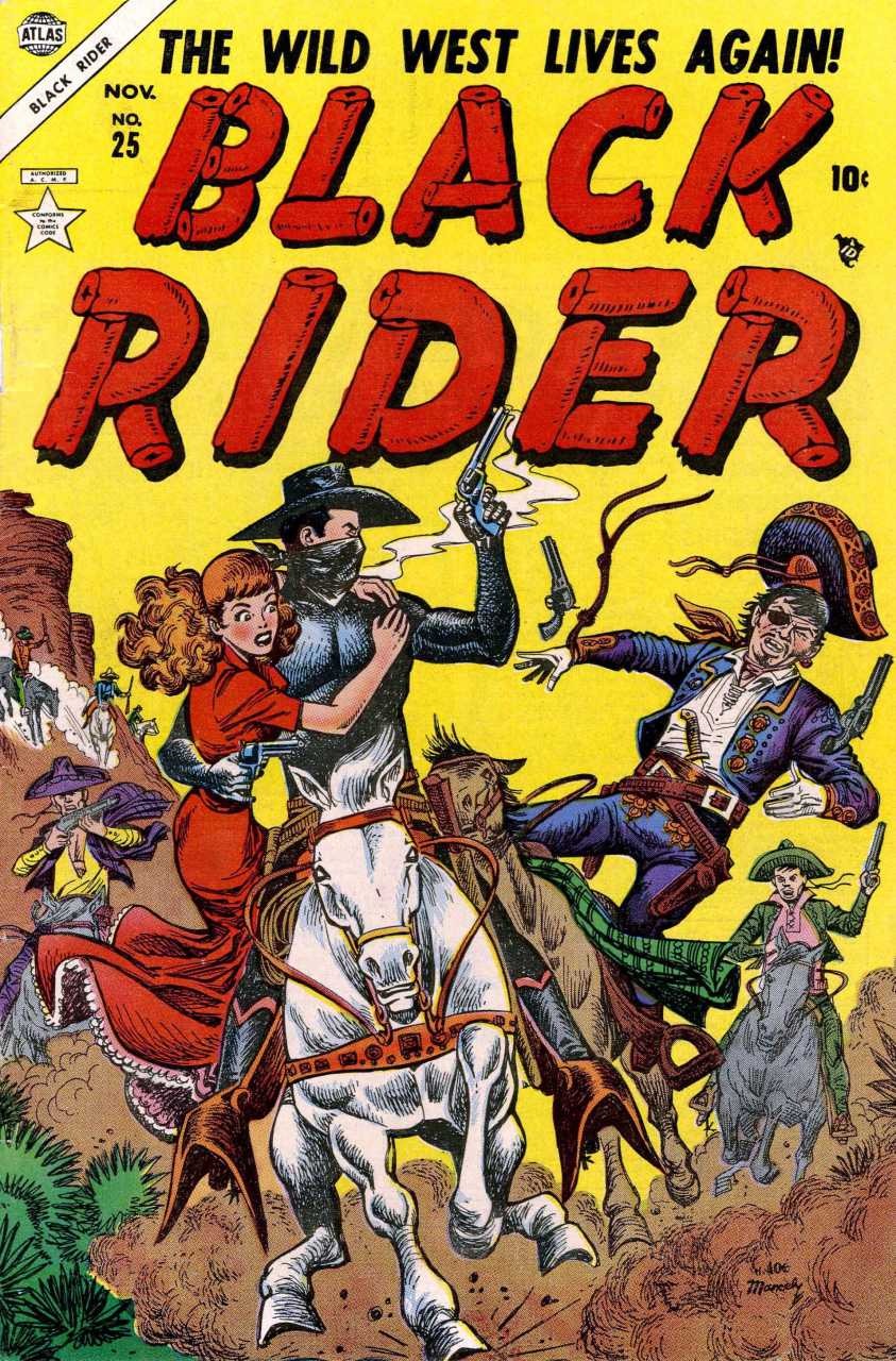 Black Rider (Western Winners) #25 comic cover