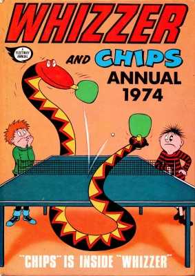 Whizzer And Chips Annual 1974 comic cover