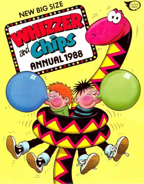 Whizzer And Chips Annual 1988 comic cover