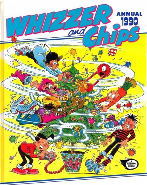 Whizzer And Chips Annual 1990 comic cover