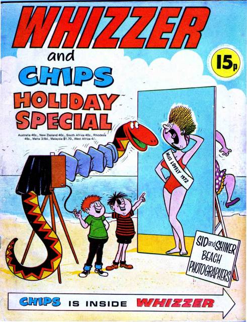 Whizzer & Chips Specials 1972 comic cover