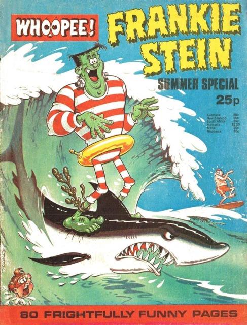 Whoopees Frankie Stein Holiday Special #1975 comic cover