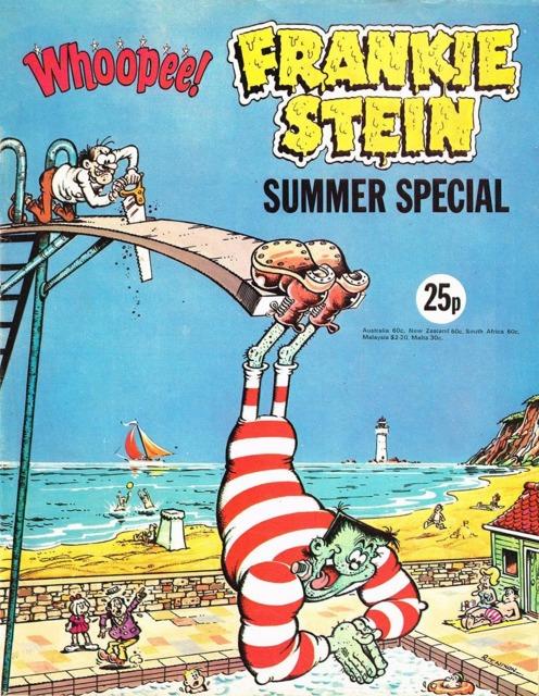 Whoopees Frankie Stein Holiday Special #1976 comic cover