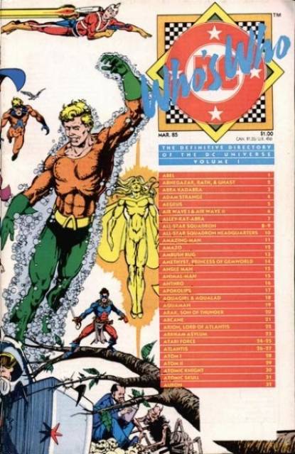 Who's Who DC Definative Directory #1 comic cover