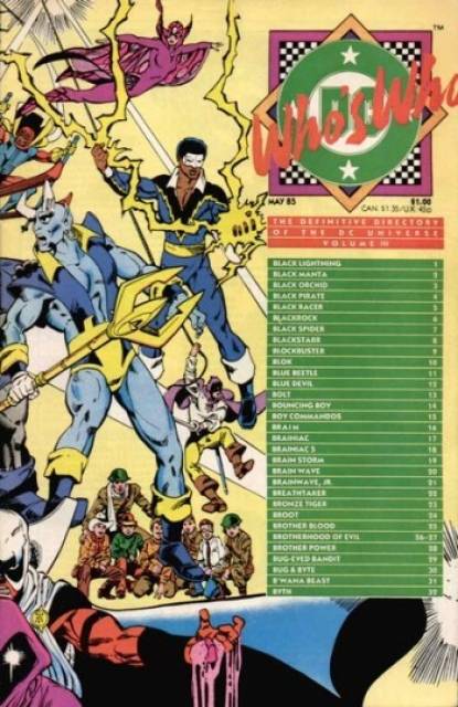 Who's Who DC Definative Directory #3 comic cover
