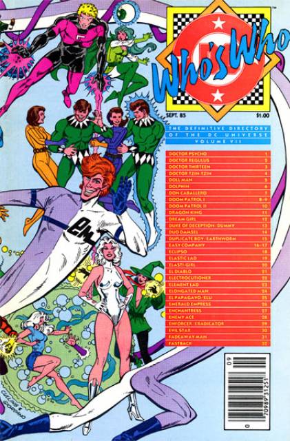 Who's Who DC Definative Directory #7 comic cover