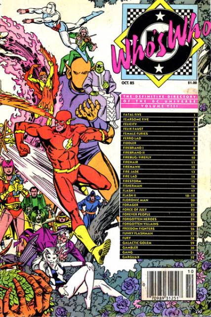 Who's Who DC Definative Directory #8 comic cover