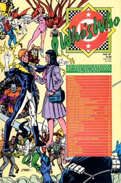 Who's Who DC Definative Directory #13 comic cover