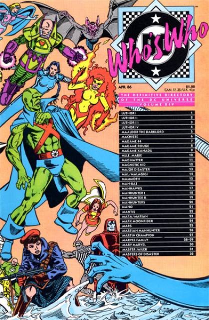 Who's Who DC Definative Directory #14 comic cover