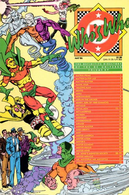 Who's Who DC Definative Directory #15 comic cover