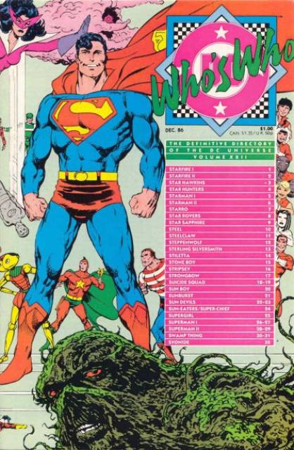 Who's Who DC Definative Directory #22 comic cover